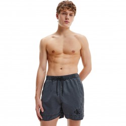  Medium Drawstring Swim Shorts Authentic - grey - CALVIN KLEIN KM0KM00742-BEH 