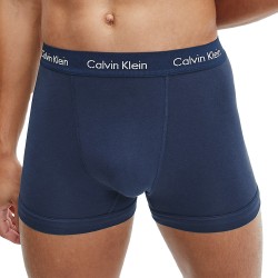  Boxer Calvin Klein Cotton Stretch (Lot de 3) - kaki, orange et bleu - CALVIN KLEIN U2662G-208 