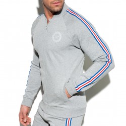  Veste Sport FIT TAPE - gris - ES COLLECTION SP208-C11 