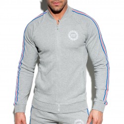  Veste Sport FIT TAPE - gris - ES COLLECTION SP208-C11 