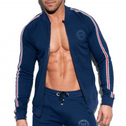  Veste Sport FIT TAPE - marine - ES COLLECTION SP208-C09 