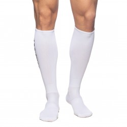  Chaussettes longues - blanc - ADDICTED AD381-C01 