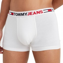 Boxer aderenti con elastico iconico Tommy Jeans - bianco