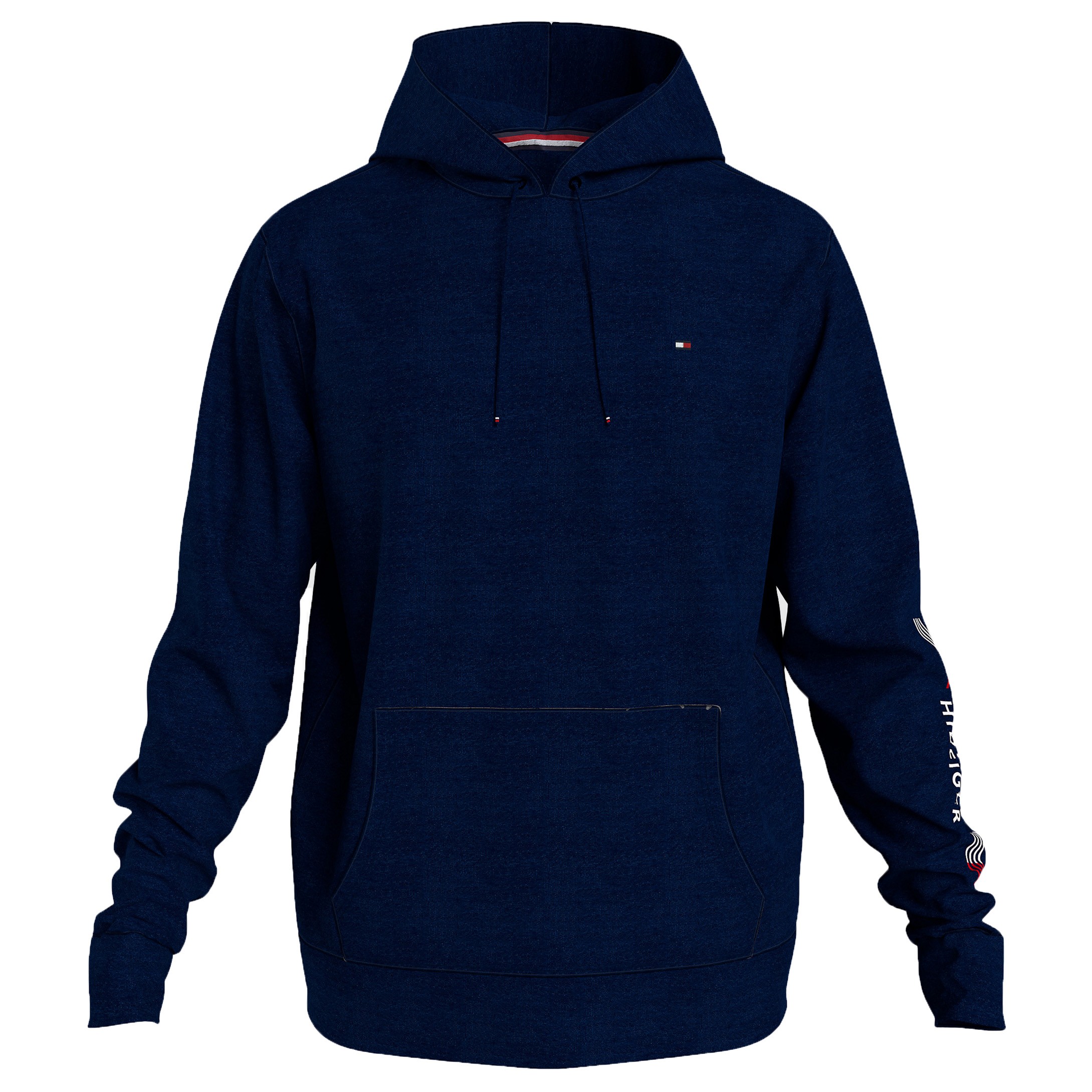 Sweat logo Tommy Hilfiger marine en coton bio