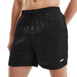  Medium Drawstring Swim Shorts Calvin Klein Core solids - black - CALVIN KLEIN *KM0KM00726-0GO 
