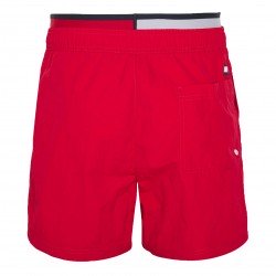  Logo Waist Mid Length Swim Shorts Tommy hilfiger - red - TOMMY HILFIGER *UM0UM02509-XLG 