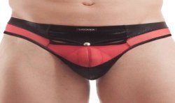  String Clubwear Poison - schwarz und rot - WOJOER 377T258-SR 