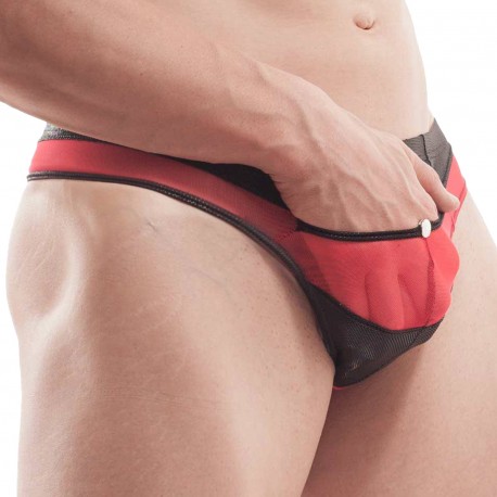  String Clubwear Poison - black and red - WOJOER 377T258-SR 