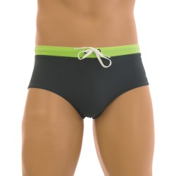 Bath Brief of the brand EMINENCE - Slip de bain anthracite & anis - Ref : 2A69 3617