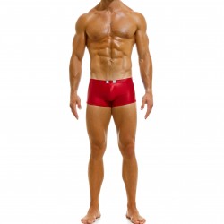  Boxer de bain Brazil Cut Gordian Knot - rouge - MODUS VIVENDI CS2221-WINE 