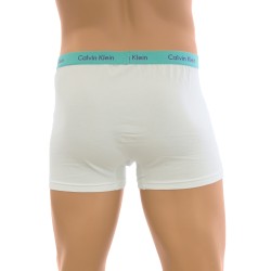 Boxershorts, Shorty der Marke CALVIN KLEIN - Shorty Calvin Klein Sky blanc & turquoise - Ref : U7067A Q36