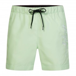  Mid-length swim shorts Tommy  with signature logo - green - TOMMY HILFIGER *UM0UM02299-LXY 