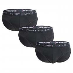  Lot de 3 slips Tommy en coton - noir - TOMMY HILFIGER UM0UM02206-0TE 