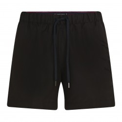  Mid-length swim shorts Tommy  with signature logo - black - TOMMY HILFIGER *UM0UM02299-BDS 