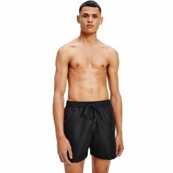  Mid-length swim shorts Tommy  with signature logo - black - TOMMY HILFIGER *UM0UM02299-BDS 