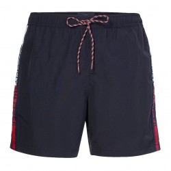  Bañador de medio largo con cinta con logo Tommy - navy - TOMMY HILFIGER UM0UM02508-DW5 