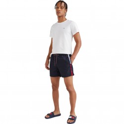  Costume shorts media lunghezza con logo Tommy - navy - TOMMY HILFIGER UM0UM02508-DW5 