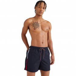  Costume shorts media lunghezza con logo Tommy - navy - TOMMY HILFIGER UM0UM02508-DW5 