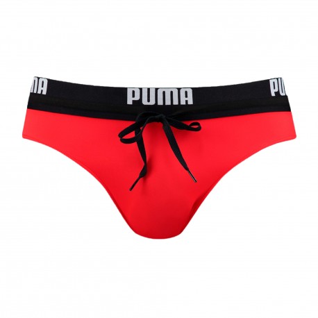  PUMA Swim Logo - red swimsuit - PUMA 100000026-002 