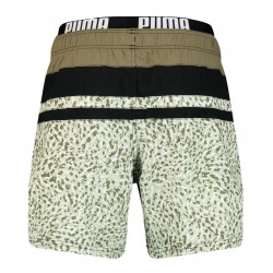  PUMA Swim Heritage Stripe Mid-Length Swim Shorts - Moss green - PUMA 701211024-004 