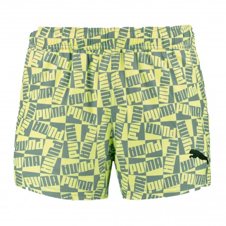  Pantaloncini da bagno corti PUMA Swim Logo - verde - PUMA 701210949-001 