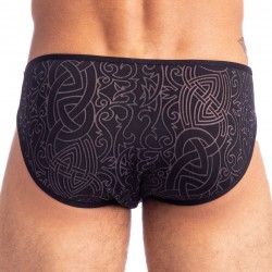  Devoré Noir - Micro Briefs - L'HOMME INVISIBLE MY44-DEV-DE1 