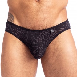  Devoré Noir - Micro Briefs - L'HOMME INVISIBLE MY44-DEV-DE1 