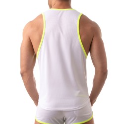  Leichtes Tanktop Mesh - weiß - TOF PARIS TOF203B 