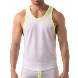  Camiseta sin mangas ligera Mesh - blanco - TOF PARIS TOF203B 