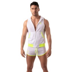  Leichtes Tanktop Mesh - weiß - TOF PARIS TOF203B 