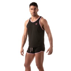  Leichtes Tanktop Mesh - schwarz - TOF PARIS TOF203N 