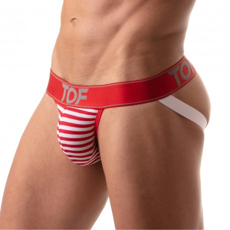  Jockstrap Sailor - rouge - TOF PARIS TOF225R 