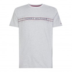  T-Shirt mit Tommy-Tape und Logo Tommy - grau - TOMMY HILFIGER *UM0UM02422-P61 