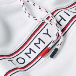  Sweat Tommy Hilfiger à capuche et bande emblématique - blanc - TOMMY HILFIGER *UM0UM02427-YBR 