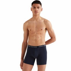  Lot de 3 boxers Tommy avec ceinture à logo bleu, blanc et rouge - TOMMY HILFIGER *UM0UM02326-0TA 