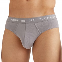  3er-Pack Tommy Slips aus Baumwolle - schwarz, grau und weiß - TOMMY HILFIGER *UM0UM02206-0TG 