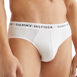  3er-Pack Tommy Slips aus Baumwolle - schwarz, grau und weiß - TOMMY HILFIGER *UM0UM02206-0TG 