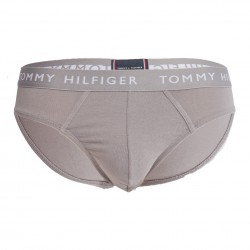  3er-Pack Tommy Slips aus Baumwolle - schwarz, grau und weiß - TOMMY HILFIGER *UM0UM02206-0TG 