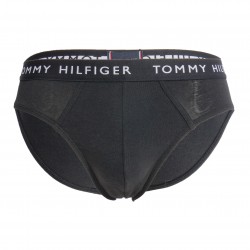  Pack of 3 Tommy cotton briefs - black, grey and white - TOMMY HILFIGER *UM0UM02206-0TG 