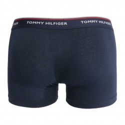  Set of 3 boxers in stretch cotton - navy, blue and red - TOMMY HILFIGER *1U87903842-0TU 