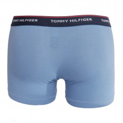  Lot de 3 boxers en coton extensible - navy, bleu et rouge - TOMMY HILFIGER *1U87903842-0TU 