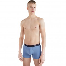  Lot de 3 boxers en coton extensible - navy, bleu et rouge - TOMMY HILFIGER *1U87903842-0TU 