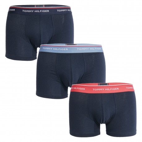  Exclusive 3-Pack Logo Waistband navy, blue and red Trunks Tommy - TOMMY HILFIGER *UM0UM01642-0TU 