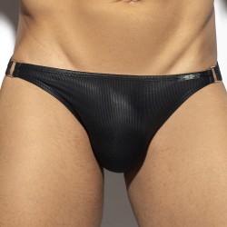  Bikini Shiny Recycled RIB - noir - ES COLLECTION UN554-C10 