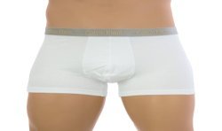Pantaloncini boxer, Shorty del marchio CALVIN KLEIN - Shorty Silver Pro Stretch blanc - Ref : M5311E Q46