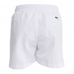  Medium Drawstring Swim Shorts Calvin Klein Core solids - white - CALVIN KLEIN *KM0KM00721-YCD 
