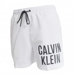  Medium Drawstring Swim Shorts Intense Power - white - CALVIN KLEIN *KM0KM00701-YCD 