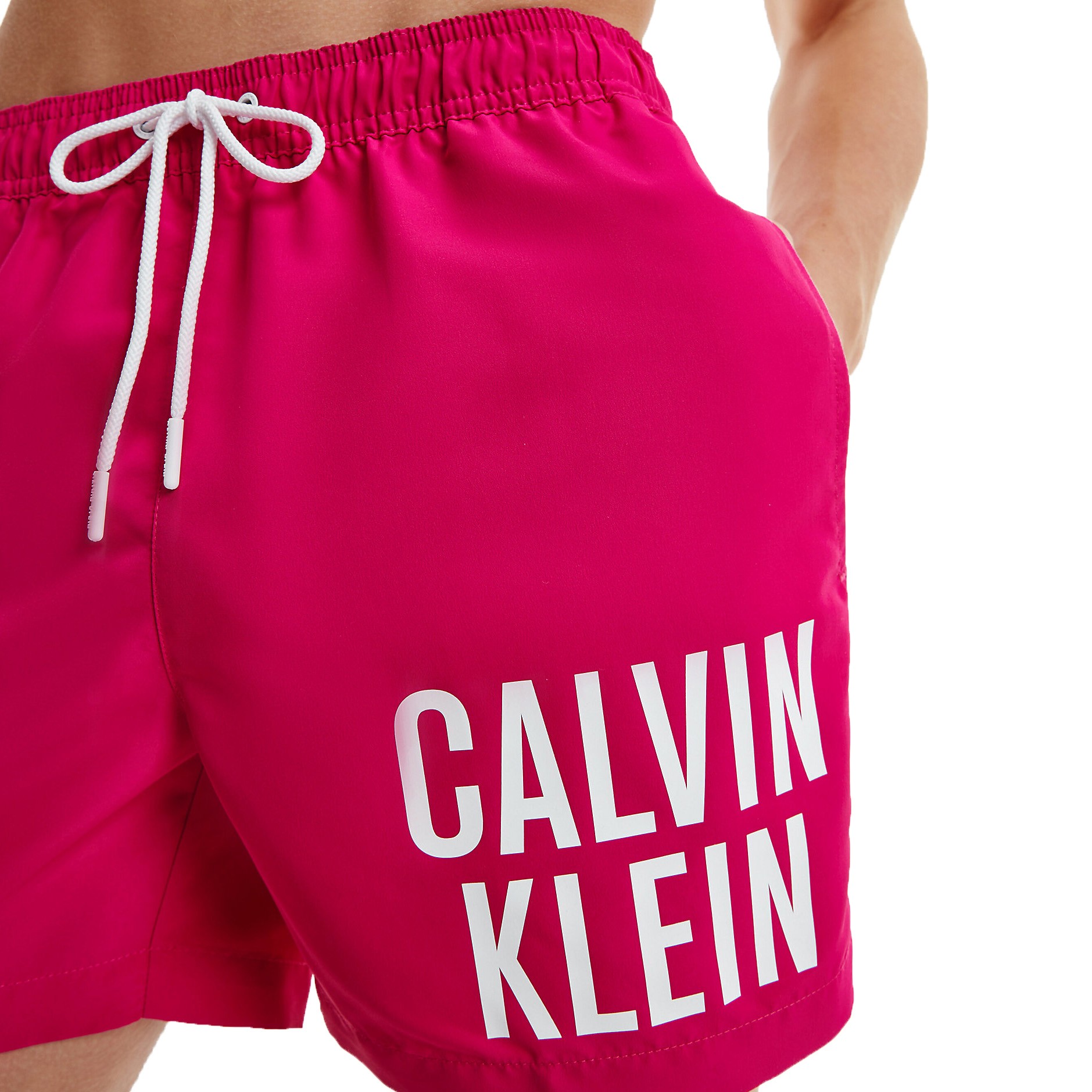 Calvin Klein Short de Bain Homme Rose Vif