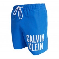  Pantaloncini da bagno con cordoncino medio Calvin Klein Intense Power - blu - CALVIN KLEIN *KM0KM00701-C46 