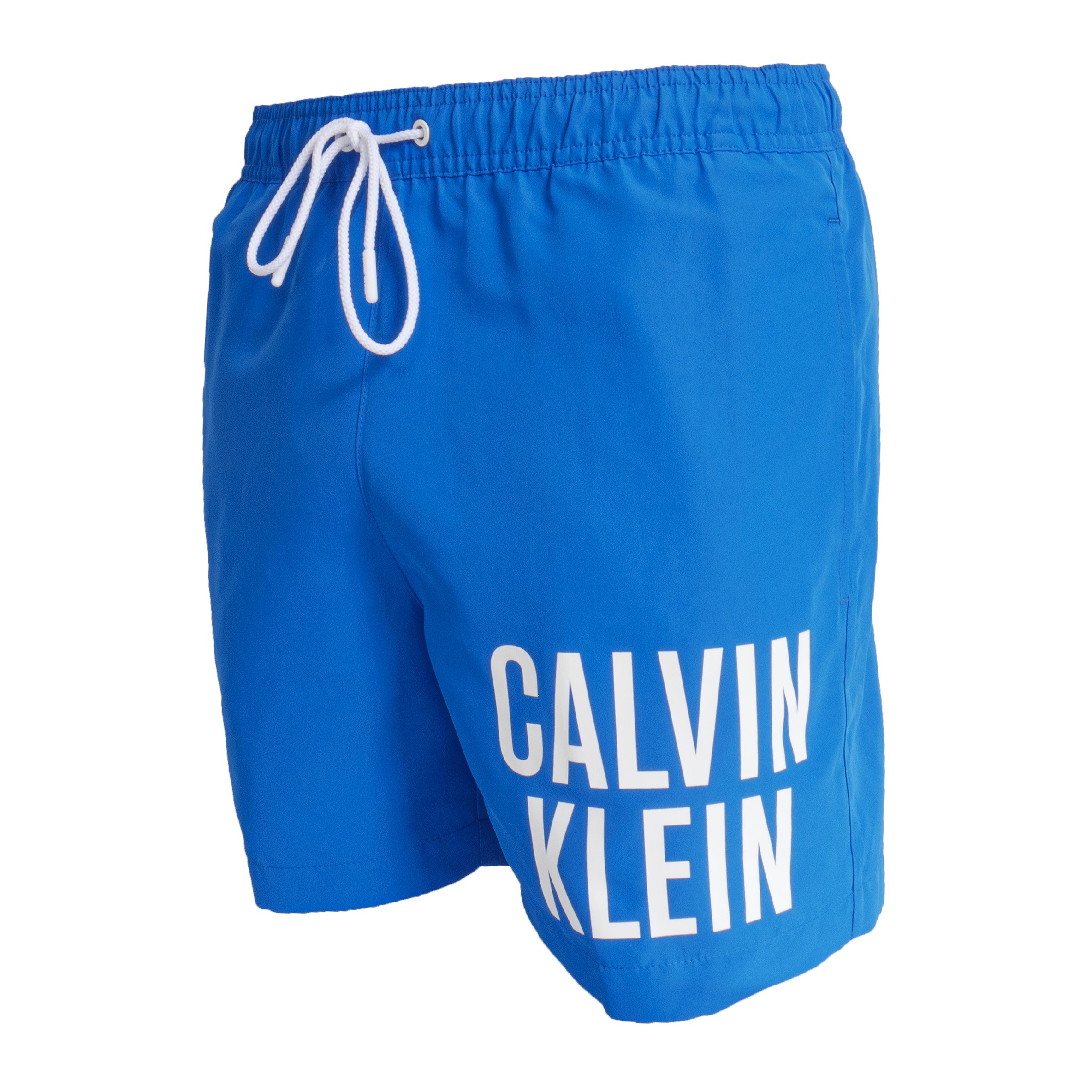 Medium Drawstring Swim Shorts Calvin Klein Intense Power - blue - C...